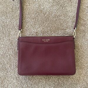 Kate Spade Burgundy Crossbody Bag